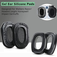 Replacement Silicone Gel Ear Pads Cover Compatible with Walkers Razor/Howard Leight Honeywell Impact Earmuffs