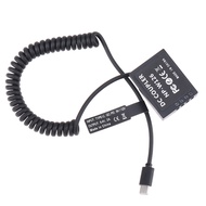 FOTGA Decoded NP-W126 Dummy Battery Adapter +Type C Cable for Fujifilm X-S10 XT1 XT2 XT3 XT10 XT20 XT30 XT100 XT200 XH1 XM1 X10