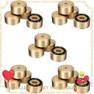 20Pcs 40X20mm Aluminum HIFI AMP Speaker Isolation Stand Turntable DAC Feet Pad (Gold)