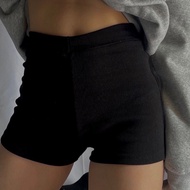 Augety Studio Slim Knit Legging Shorts