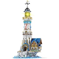 Medieval Building Kit with Lights, Collectible Architecture Model for Home Decor,