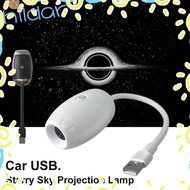 HLAR LED Starry Sky Lamp, Adjustable Focus Large Range Projection Galaxy Projector,  5V1A USB Powere