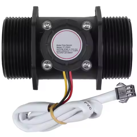 Dn40 1.5 Inch Turbine Flowmeter Water Flow Sensor Flow Meter Flow Rate Control 5-150L/Min