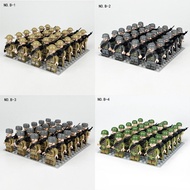 Hot-selling Small Particle Assembled Building Block Toys World War II Military Minifigure Series Ger