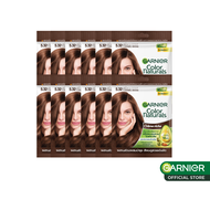 Garnier Color Naturals 12 pcs (สีผมยาย้อมผมGarnier Hair Color) สีน้ำตาลคาราเมล