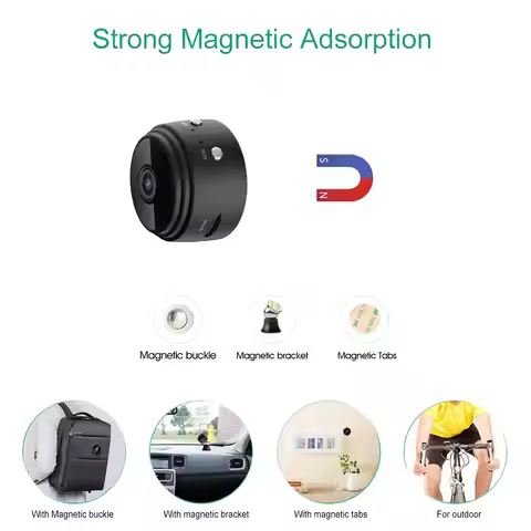 A9 1080P Wifi Mini Camera, Home Security P2P Camera WiFi, Night Vision Wireless Surveillance Camera,