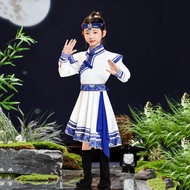 Ewenki Ethnic Style Performance Costume for Kids