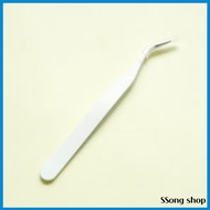 Daiso Korea Curved Tweezer Tool – Precision Sticker Pick, Protective Cap Included