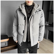 [Wear 40-135kg] M-8XL Winter Plus Size Casual Cotton Clothes Men Warm Cold-Resistant Trendy Hooded W
