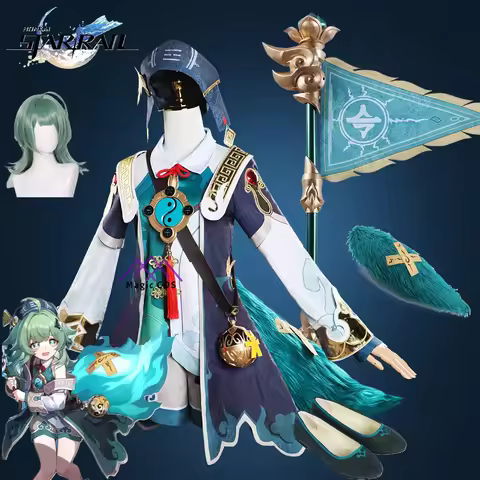 Honkai Star Rail Huohuo Cosplay Costume Full Set Outfit Uniform Dress Love Live Cosplay Honkai Start