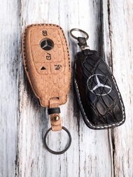 Mercedes-Benz 車鑰匙皮套 鱷魚鱷魚皮