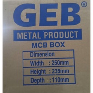 GEB GS-10 METAL DB BOX 10WAY (1 ROW)