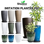 SG_SHADOW |Tall Imitation Plant Pot Artificial Plant Pot Indoor Outdoor Real Planter Pot Large Tall 