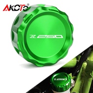 Motorcycle Accessories For Kawasaki Z250 Z 250 Z-250 Motor Rear Fuel Brake Fluid Reservoir Cap Oil C