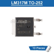 10pcs Original LM317M LM317 TO-252 LM317MDT 0.5A 1.2-37V Adjustable Voltage Regulator