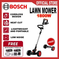 Bosch Cordless Grass Cutter 1800W Electriss Grass Trimmer HomePush Lawn Mover Gardening Tools Mesin Rumput