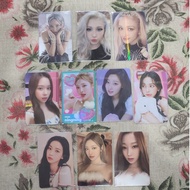 Official Photocard Girlgroup PC Taeyeon Jeon Somi Special XOXO Aespa Karina Winter Giselle Ningning Pink Christmas 2022 TC Caendy Selca Concept