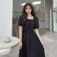 Toply shop  COD + GRATIS ONGKIR Dres wanita karet smock dada  /  Dres sheren  / dres wanita korea st