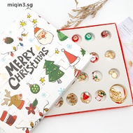 &lt; Christmas Decor &amp; gift &gt; 24PCS Necklace Pendant Christmas Countdown Advent Calendar Blind Box Christmas Themed DIY Bracelet Christmas Surprise Gift Box .