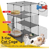 Sun Pet Outlet PET Stackable Cat cage Dog Cat Rabbit Cage easy assemble kitten pet cage Pet House Cage For Cat