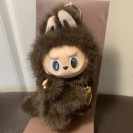 cod Zimomo Replica Cute Labubu Keyring Kawaii Backpack Decoration Labubu Keychain Kids Toys Surprise