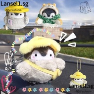 Plush toy keychain, cute penguin plush keychain, cartoon doll schoolbag keychain [NS]