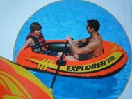 INTEX58331 原廠探險者2人充氣船 釣魚船 游泳圈 浮圈 浮排 夏天 玩水 戲水 游泳