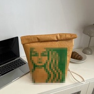 麥當勞書包 杜邦紙袋包包 大容量背包 大學生上課書包（平行進口）（快遞送貨上門）