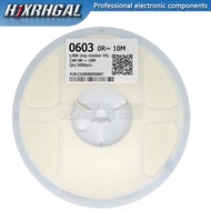 5000Pcs 0603 SMD 1/8W chip resistor resistors 0 ohm ~ 10M ohm 0R 1K 4.7K 4K7 10K 100K