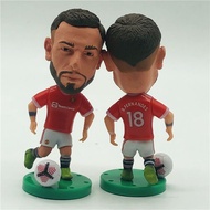 Soccerwe Football dolls Manchester United Player 18 Bruno Fernandes Figurines