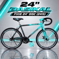 BASIKAL FIXIE / BASIKAL SIZE 24 inch / FIXIE BASIKAL/ BASIKAL SIZE 24 inch / BASIKAL BUDAK / KIDS BI