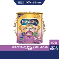 Enfamil A+ Stage 1 Gentlease Infant Baby Milk Powder Formula DHA+ (0-12M) (800g)