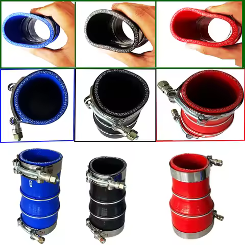 Silicone Variable Diameter Joint Universal Silicone Tube Straight Variable Diameter Medium Cooling T