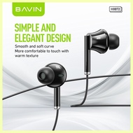 ▂ ▊ ░ BAVIN HX872 HiFi BASS Wired Earphone USB-C In-Ear Headphone Headset With Microphone Stereo So