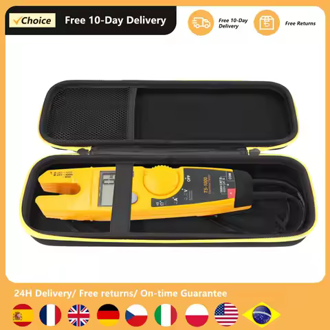 Multimeter Storage Case Carrying Storage Bag for Multimeter Protective Hard Case Replacement for Flu