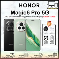 HONOR Magic 6 Pro 5G SmartPhone (12GB+512GB) | 180MP AI Telephoto HONOR Falcon Camera | 5600mAh Silicon-Carbon Battery | 100% Original Product
