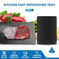 Kitchen Fast Defrosting Tray - Quick Defrost Plate for Frozen Food & Meat, Aluminum Alloy