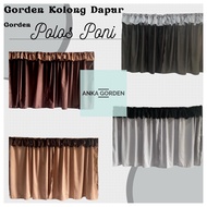 Gorden Kolong Dapur Polos Poni