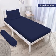 VITO SAPPHIRE BLUE BEDSHEET 90X200