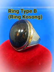 Cincin Batu Akik(Batu Hidup) SemulajdiCincin Batu Bertuah Akik Sulaiman Hijau(Batu Jade yg sangat Tu