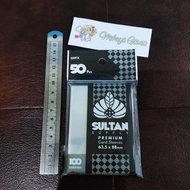 Sultan Onyx 63.5mm X 88mm (66 X 91) Board Game Sleeves Standard 50pcs Pokemon MTG Boboiboy Card Slee