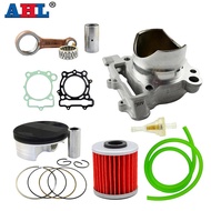 AHL Motorcycle Cylinder Piston Rings Gaskets Valve Connecting Rod Kit STD 77mm For KAWASAKI KX250F K