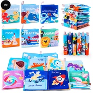 PW Baby cloth book, sensory book, baby toy learning toy, Montessori animal 6 to 12 month old baby wr