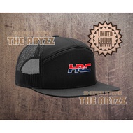 HRC Honda Trucker Cap Hat Snapback 7 Panel Topi Baseball Outdoor Sport