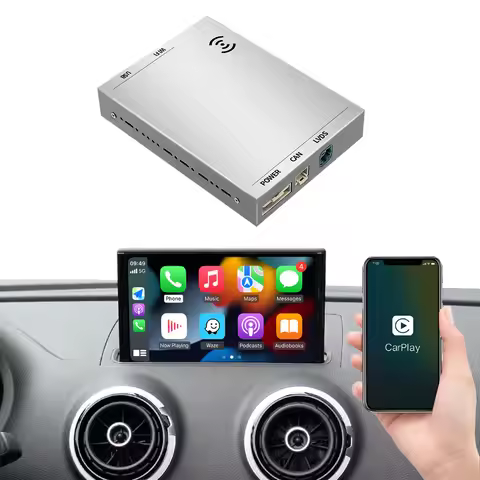 Wireless Apple CarPlayAuto Kits for Audi CarVideo Player A1 A3 A5 A6 A8 Q2 Q3 Q5 Q7 S4 S5 MMI MIB RM