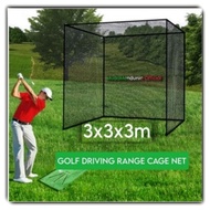 Golf cage net 3x3x3 iron pipe free shipping and installation