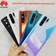 Huawei P30 Pro Battery Cover Rear Glass Door Housing Huawei P30Pro Back Cover For P 30 Panel Case + Camera Lens Replacement