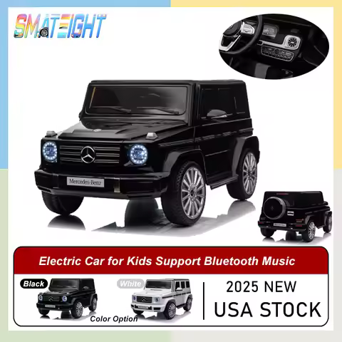 Licensed Mercedes-Benz G500 24V Kids Ride On Car with Remote Control 3 Speeds LED Lights Bluetooth M