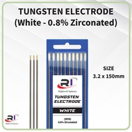Tungsten Electrode - White (0.8% Zirconiated)