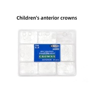 64pcs Dental Transparent Crowns for Adults and Children Temporary Crowns for Front and Back Teeth Co